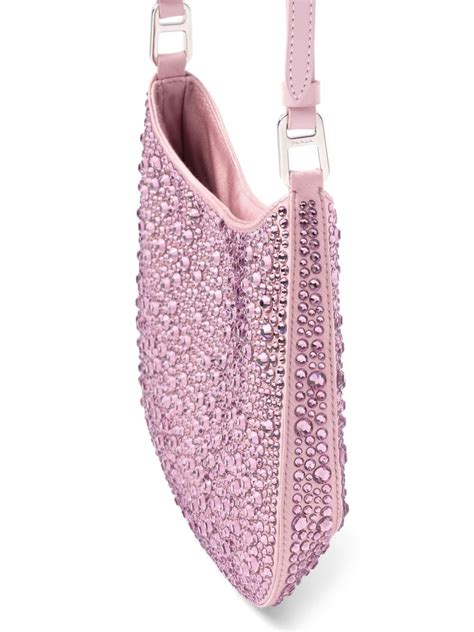 prada crystal embellished bag